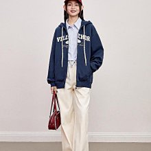 樂町寬松圓領衛衣女秋冬新款上衣外套C2CRD4E14-我們這一家 歷史價格詳細信息