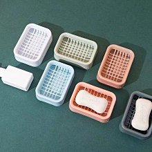 【新款】雙格瀝水肥皂盒大號帶蓋防水香皂盒雙位香皂架浴室免打孔香皂托 歷史價格詳細信息