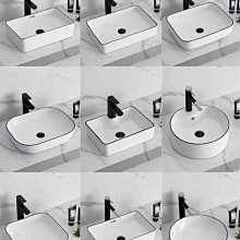 臺上盆灰色長方形洗漱盆洗面盆圓形水池洗臉單盆小尺寸洗手盆水盆 歷史價格詳細信息