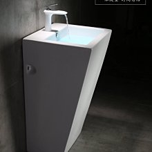 連體立柱盆一體落地式小戶型圓形彩色藝術土豪金洗手臺輕奢洗臉盆 歷史價格詳細信息