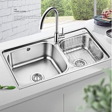 新款304不銹鋼廚房水槽套餐加厚手工槽雙槽黑色加厚水槽廚房洗菜盆龍G超夯 新品 精品 歷史價格詳細信息