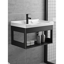 新款.掛墻式洗手盆柜組合小戶型陶瓷一體洗漱臺現代衛生間陽臺洗手盆超夯 新品 精品 歷史價格詳細信息