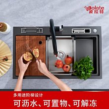 新款納米廚房不銹鋼洗菜盆高壓洗杯器水槽單槽帶蓋咖啡店中島吧臺水池超夯 新品 精品 歷史價格詳細信息