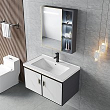 新款現代簡約小型浴室柜組合洗手盆洗漱臺陶瓷一體衛生間洗臉柜衛浴柜超夯 新品 精品 歷史價格詳細信息