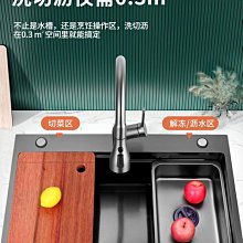 新款納米不銹鋼水槽大單槽廚房洗菜盆多功能手工臺下盆洗池槽左側排水超夯 新品 精品 歷史價格詳細信息