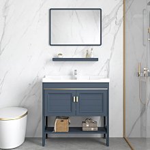 新款衛生間一體洗手盆家用浴室柜子組合陽臺置物柜掛墻式浴室臺超夯 新品 精品 歷史價格詳細信息