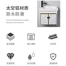 新款小戶型衛生間洗手盆掛墻式洗臉盆浴室柜組合大理石洗面池洗漱臺盆超夯 新品 精品 歷史價格詳細信息