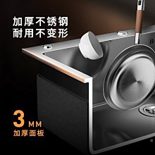 新款304不銹鋼廚房水槽套餐加厚手工槽雙槽黑色加厚水槽廚房洗菜盆龍G超夯 新品 精品 歷史價格詳細信息