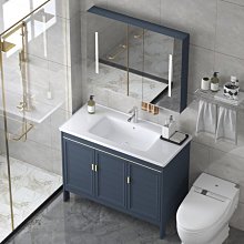 新款現代簡約浴室柜組合橡木洗漱臺衛生間洗手洗臉一體陶瓷盆鏡柜超夯 新品 精品 歷史價格詳細信息