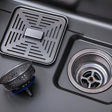 新款廚房304不銹鋼洗菜盆水槽黑色加厚納米洗碗盆洗菜池手工單雙槽超夯 新品 精品 歷史價格詳細信息