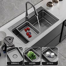 新款SUS304不銹鋼廚房水槽單槽納米水槽大單槽304不銹鋼手工盆洗菜盆超夯 新品 精品 歷史價格詳細信息