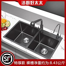 新款洗菜盆納米水槽雙槽廚房304不銹鋼洗碗槽家用臺下盆菜盆超夯 新品 精品 歷史價格詳細信息