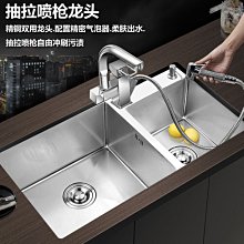 新款304不銹鋼廚房水槽套餐加厚手工槽雙槽黑色加厚水槽廚房洗菜盆龍G超夯 新品 精品 歷史價格詳細信息