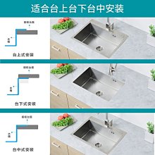 新款304不銹鋼廚房水槽套餐加厚手工槽雙槽黑色加厚水槽廚房洗菜盆龍G超夯 新品 精品 歷史價格詳細信息