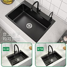 新款納米廚房不銹鋼洗菜盆高壓洗杯器水槽單槽帶蓋咖啡店中島吧臺水池超夯 新品 精品 歷史價格詳細信息