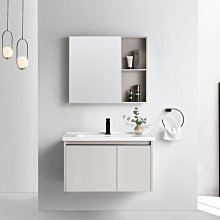 新款現代簡約304不銹鋼浴室柜一體陶瓷洗手盆洗漱臺掛墻式衛浴柜組合超夯 新品 精品 歷史價格詳細信息