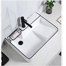 臺上盆灰色長方形洗漱盆洗面盆圓形水池洗臉單盆小尺寸洗手盆水盆 歷史價格詳細信息