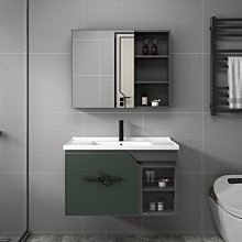 新款衛生間洗臉盆柜組合家用巖板一體洗手盆小戶型洗漱臺太空鋁浴室柜超夯 新品 精品 歷史價格詳細信息