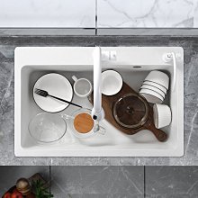 新款石英石臺面陽臺洗衣池洗手盆水槽帶搓衣板一體洗衣機柜盆伴侶超夯 新品 精品 歷史價格詳細信息