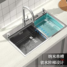 新款水槽大單槽廚房納米304不銹鋼洗菜盆中島多功能手工臺下盆洗碗槽超夯 新品 精品 歷史價格詳細信息