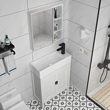 新款現代簡約小型浴室柜組合洗手盆洗漱臺陶瓷一體衛生間洗臉柜衛浴柜超夯 新品 精品 歷史價格詳細信息