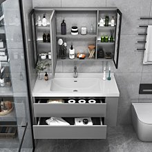 新款現代簡約浴室柜組合橡木洗漱臺衛生間洗手洗臉一體陶瓷盆鏡柜超夯 新品 精品 價格比較,價格查詢,歷史價格詳細信息