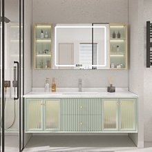 新款輕奢浴室柜組合衛生間巖板一體簡約洗臉洗手盆池衛浴柜洗漱臺超夯 新品 精品 歷史價格詳細信息