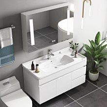 新款浴室柜組合掛墻式巖板洗臉盆不銹鋼洗漱臺套裝衛浴柜感應鏡柜超夯 新品 精品 歷史價格詳細信息