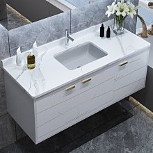 新款輕奢浴室柜組合衛生間巖板一體簡約洗臉洗手盆池衛浴柜洗漱臺超夯 新品 精品 歷史價格詳細信息