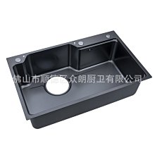 新款黑色不銹鋼手工盆單雙水槽加厚洗菜盆洗菜池廚房臺下盆洗碗水池超夯 新品 精品 歷史價格詳細信息