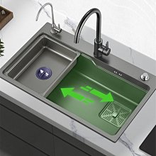 新款SUS304不銹鋼廚房水槽單槽納米水槽大單槽304不銹鋼手工盆洗菜盆超夯 新品 精品 歷史價格詳細信息