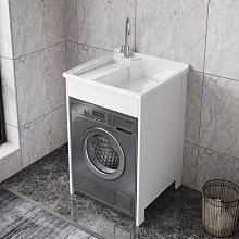 新款洗衣機一體柜陽臺伴侶衛生間洗手洗漱臺面臺盆帶洗衣槽搓板臺上盆超夯 新品 精品 價格比較,價格查詢,歷史價格詳細信息