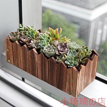 長方形木花盆木花箱室外種植箱戶外陽臺種菜盆特大實木花槽裝飾 歷史價格詳細信息