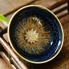 鑲銀窯變天目建盞茶杯兔毫盞主人杯單杯十二生肖茶盞銀 歷史價格詳細信息