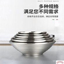 【熱賣精選】304不銹鋼螺紋碗 拉麵碗 不銹鋼碗 隔熱碗 隔熱防燙大碗18-26CM冷面碗 雙層碗 法式喇叭碗 湯碗 價格比較,價格查詢,歷史價格詳細信息