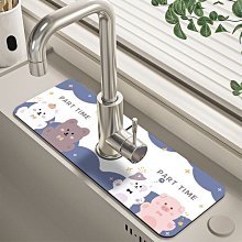 卡通水龍頭吸水墊硅藻泥廚房水池防水墊浴室洗手臺面速干防霉墊子精品 促銷 正品 歷史價格詳細信息