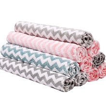 條紋珊瑚絨加厚包邊抹布 10入組 歷史價格詳細信息