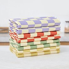 魚鱗抹布廚房用品洗碗布桌子家務清潔去油家用不掉毛不沾油毛巾~特價 歷史價格詳細信息