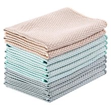 魚鱗抹布加厚加大家務清潔布擦玻璃專用吸水不掉毛不留痕清潔神器~特價 歷史價格詳細信息