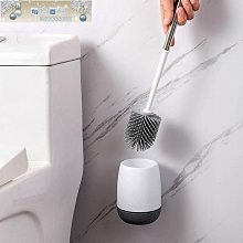 免打孔無死角矽膠馬桶刷-白色(加贈超纖吸水抹布*2) 歷史價格詳細信息