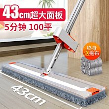 免手洗平板拖把(附替換布x4) 乾濕兩用 歷史價格詳細信息
