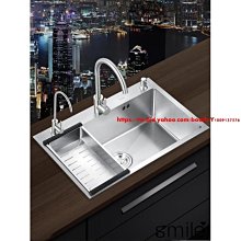 304洗手臺201圍板雙槽帶中間臺無層板不鏽鋼水池臺式商業洗刷池 歷史價格詳細信息