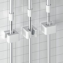 拖把掛鉤免打孔壁掛衛生間拖布收納架強力固定粘鉤卡扣拖把夾掛架~特價 歷史價格詳細信息