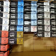 CASIO 標籤機專用色帶-9mm【共有9色】透明底黑字XR-9X1 歷史價格詳細信息
