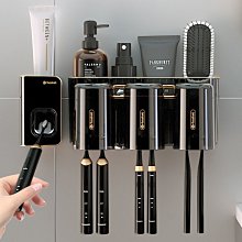 牙刷置物架免打孔衛生間漱口杯刷牙杯掛架壁掛式牙刷牙膏收納熱心小賣家 歷史價格詳細信息