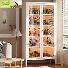 【現貨】書櫃帶鋼化玻璃門書架落地置物架學生家用多層鋼製防塵展示置物櫃 價格比較,價格查詢,歷史價格詳細信息