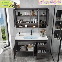 浴櫃 輕奢簡約太空鋁合金浴室櫃衛生間面盆洗漱小戶型洗手臉盆櫃組合 歷史價格詳細信息