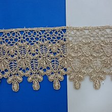 【蕾絲工坊】↙DIY手作材料↗ 刺繡水溶蕾絲花邊＊T07024＊淺金-B 價格比較,價格查詢,歷史價格詳細信息