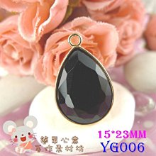 YG006【每個17元】合金吊飾☆15*23MM奢華光感水滴款水鑽花盤寶石合金掛飾(黑色)☆飾品材料【簡單心意素材坊】 價格比較,價格查詢,歷史價格詳細信息