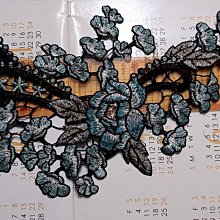 [領花]蕾絲刺繡立體雙層領花 紅色 45x29cm 歷史價格詳細信息